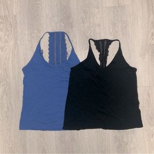 Tank Top with Lace Back